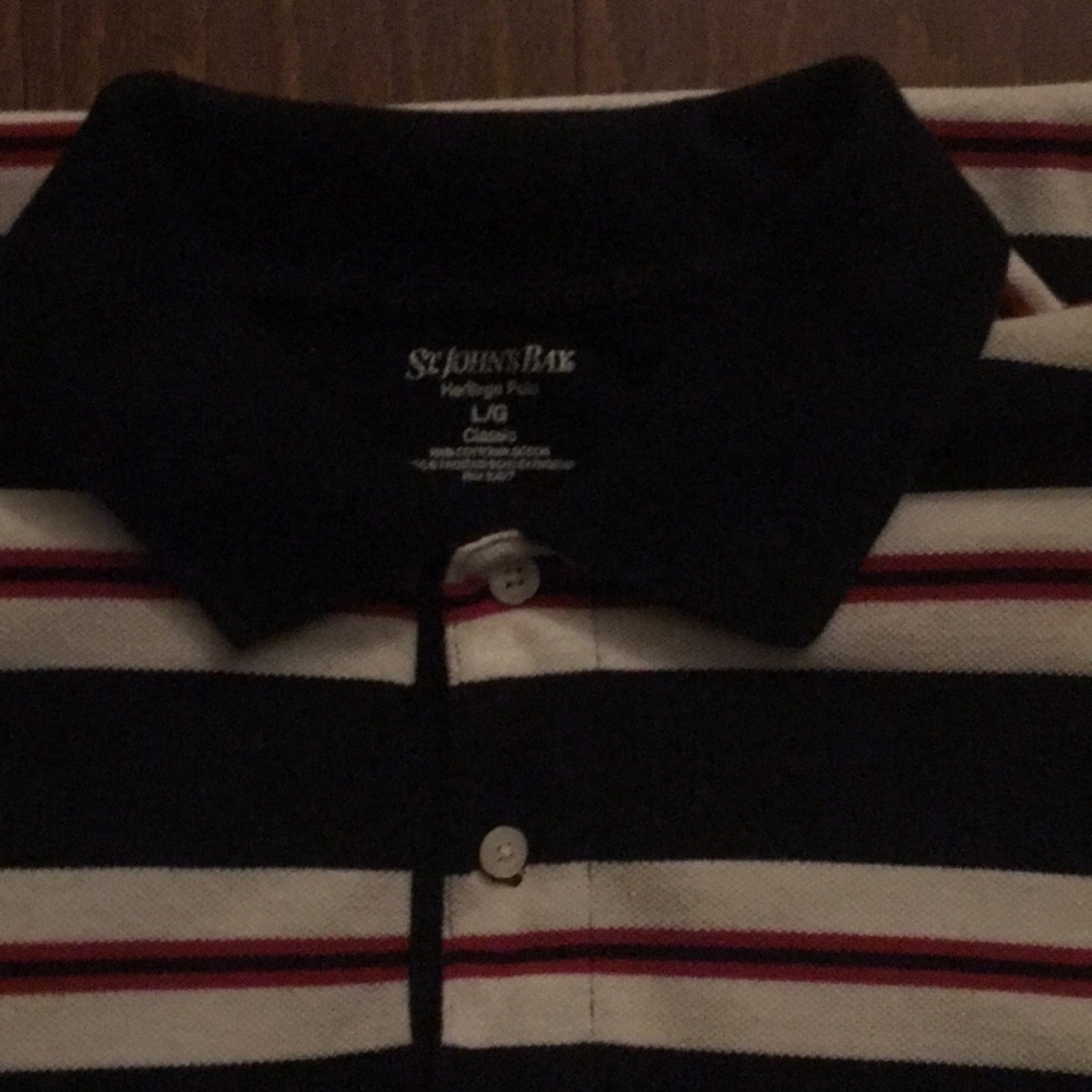 ST JOHN’S BAY Heritage polo L/G 100% cotton